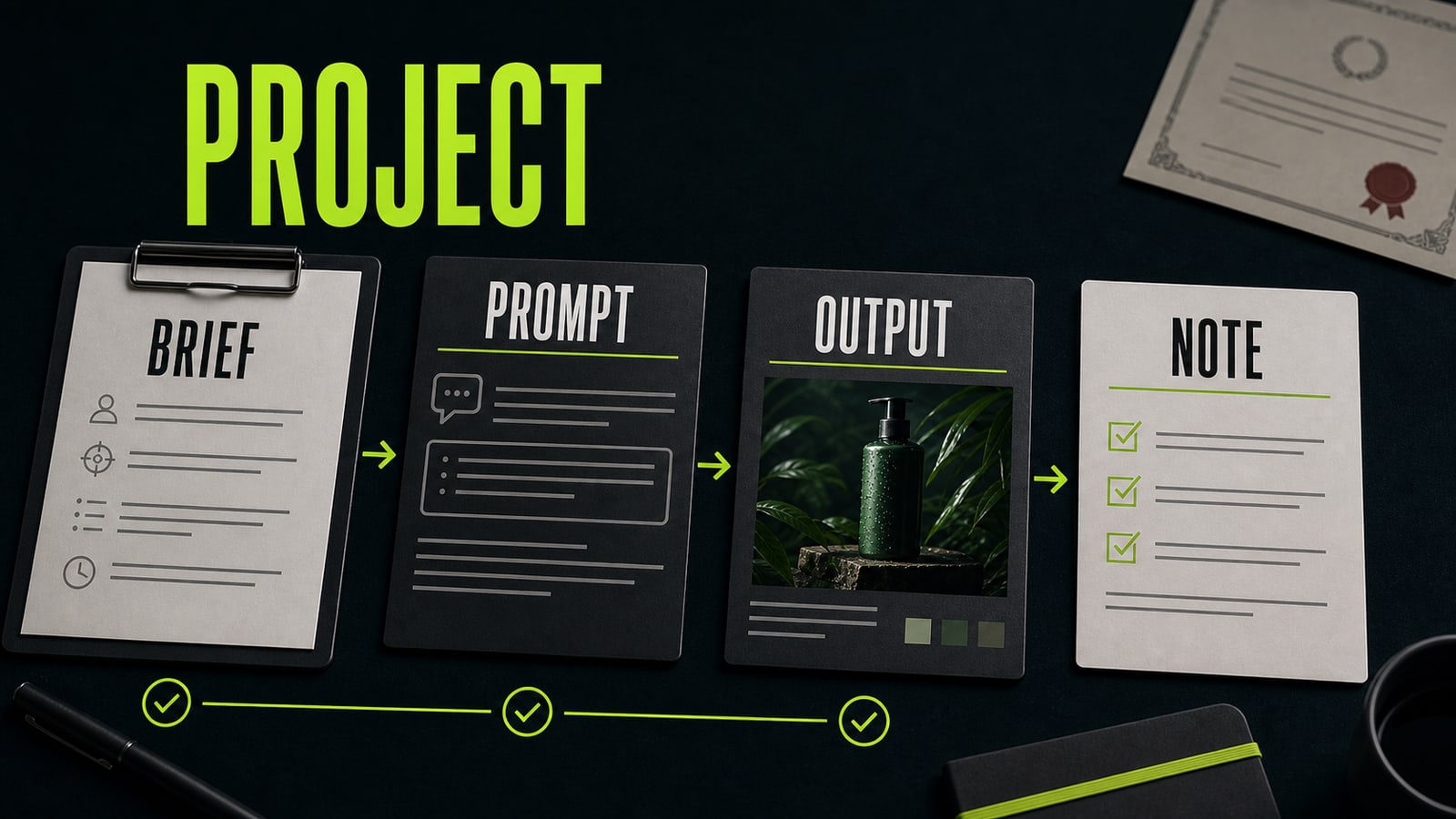 A portfolio case beats a polished certificate