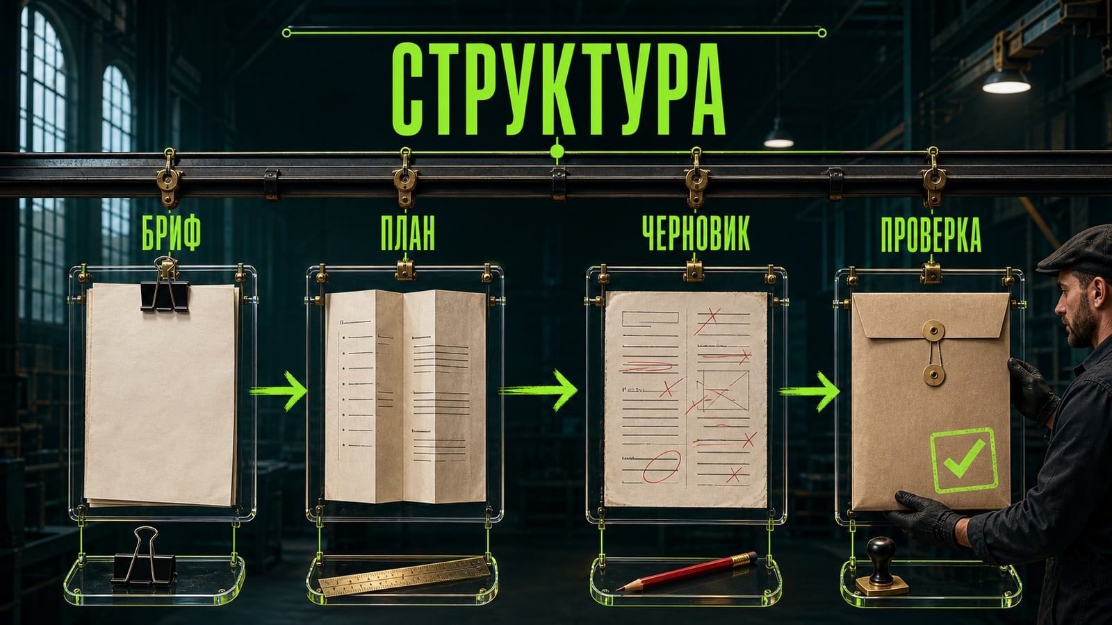 Работа с нейросетями начинается со структуры, а не с выбора сервиса