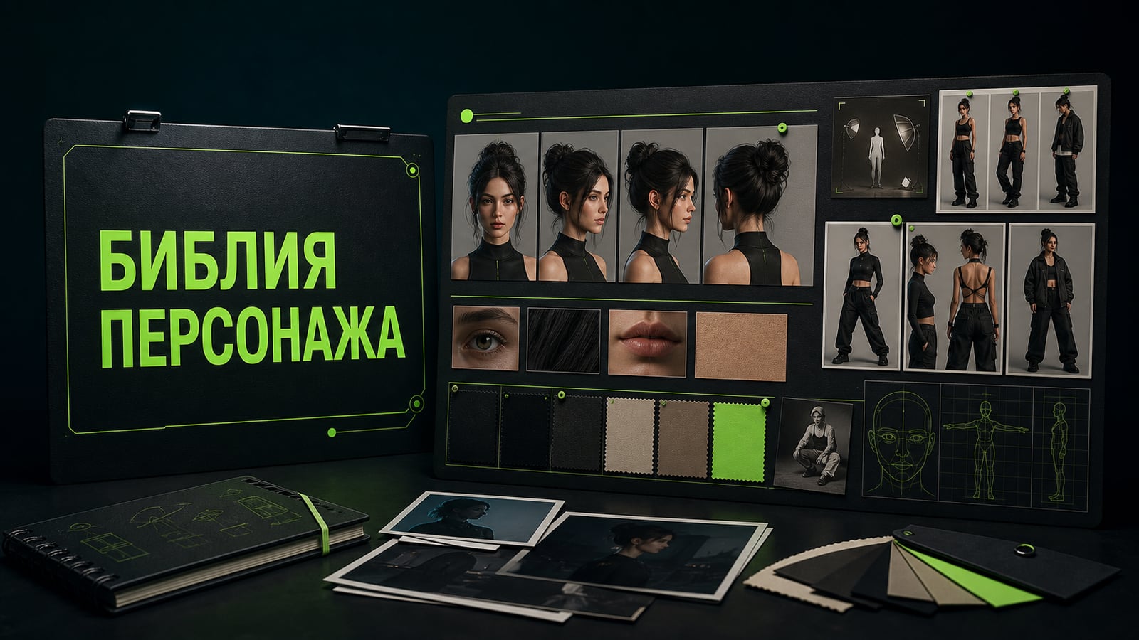 Начните с character bible, а не с первой картинки