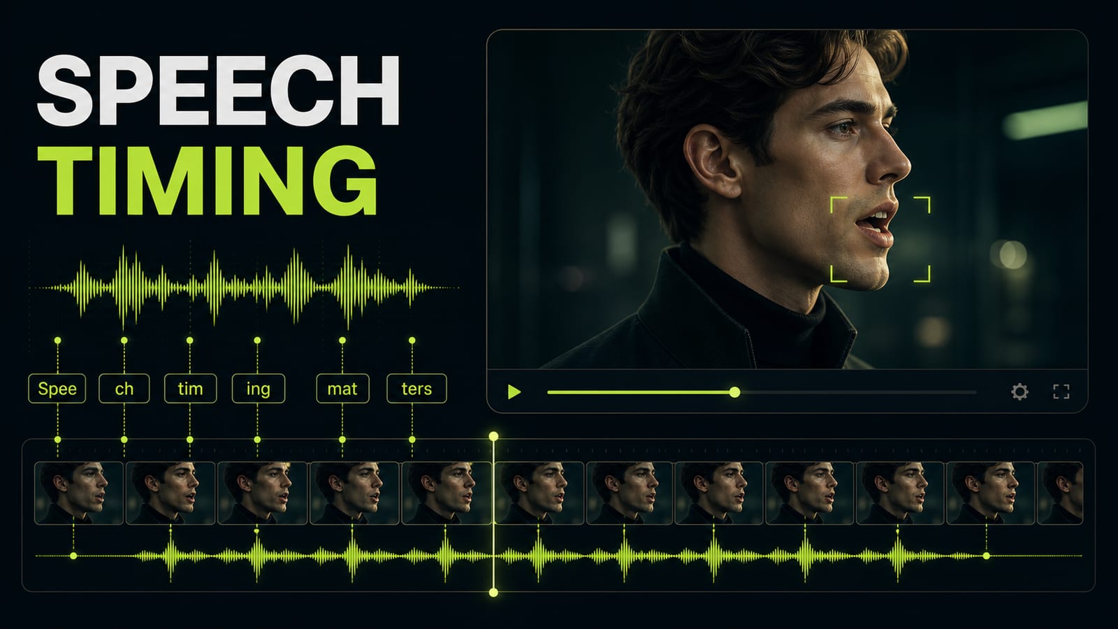 Match speech timing before the final render