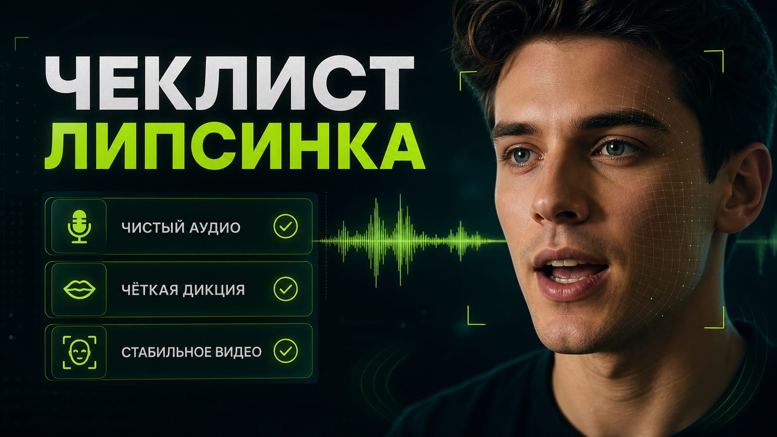 Соберите чистый звук и читаемое лицо