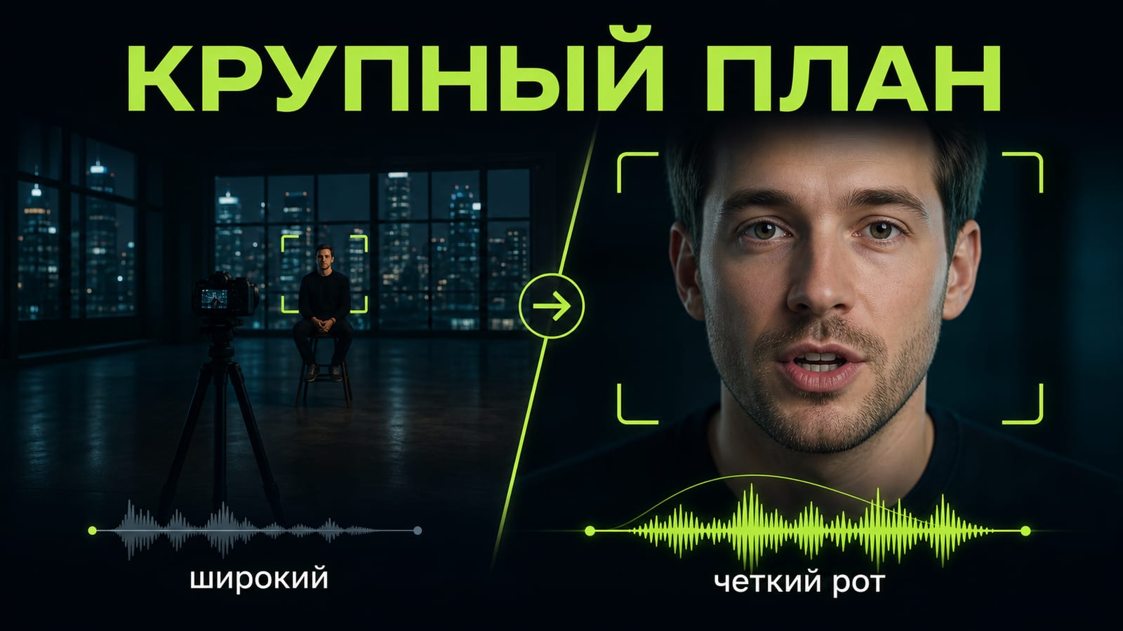 Синхронизация губ нейросеть: крупный план важнее модели
