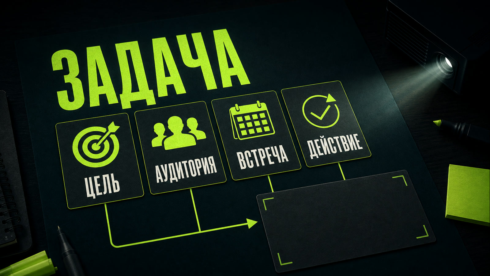 Начните с задачи, а не с дизайна презентации