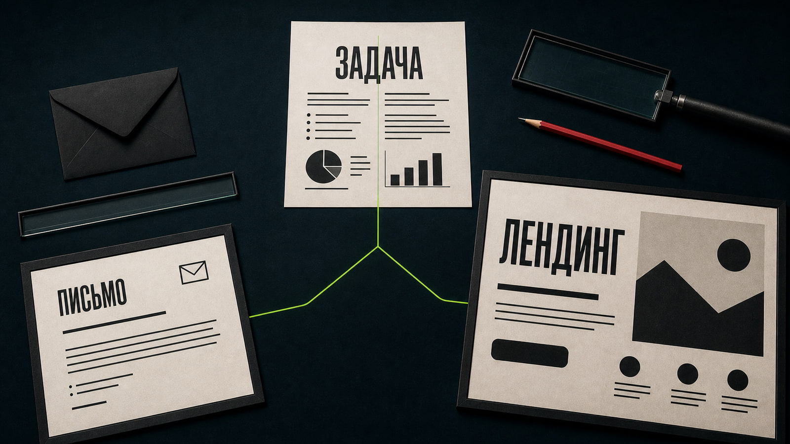 Определите рабочую задачу и формат текста