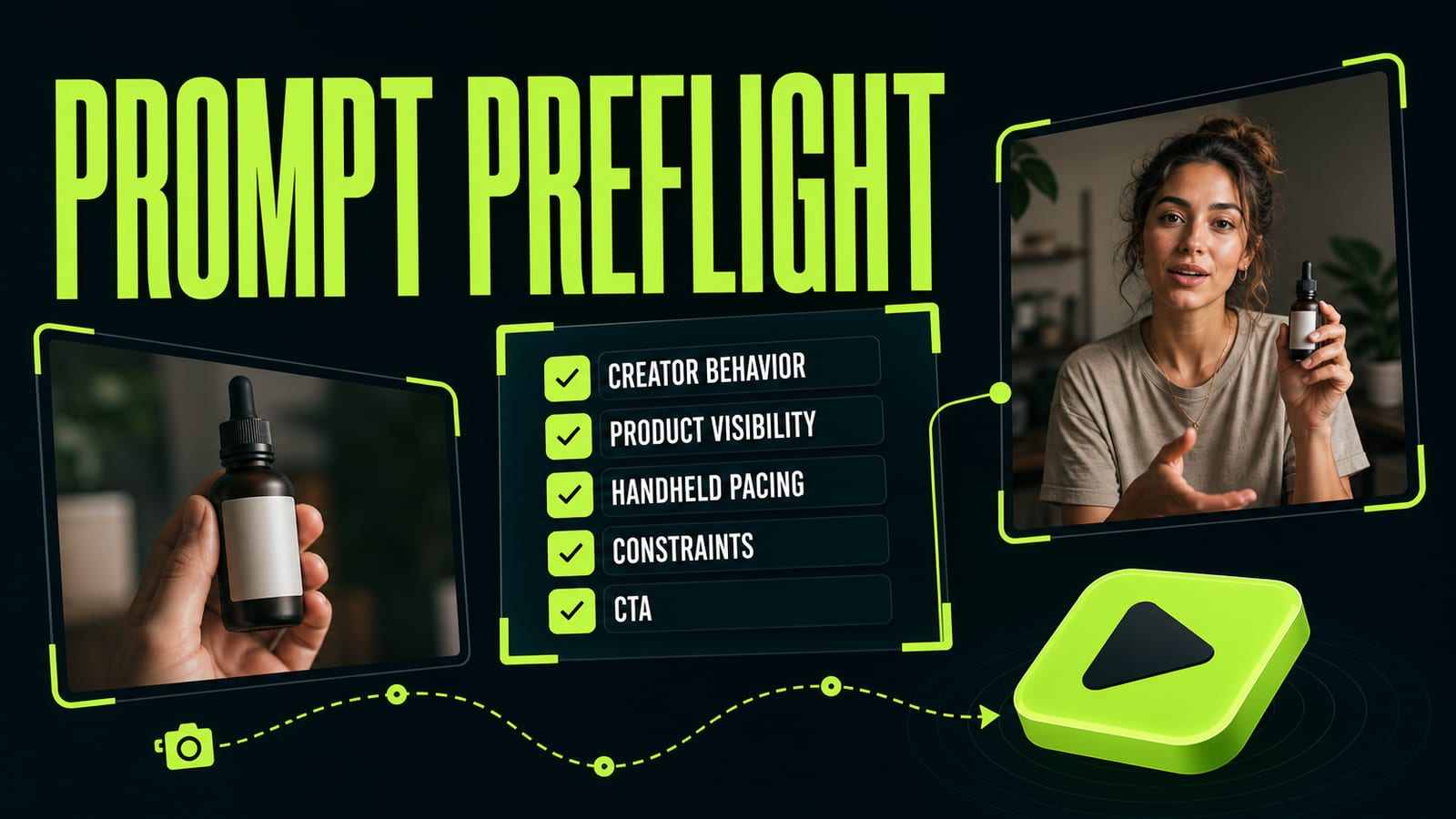 Run a prompt preflight before rendering ai video ads