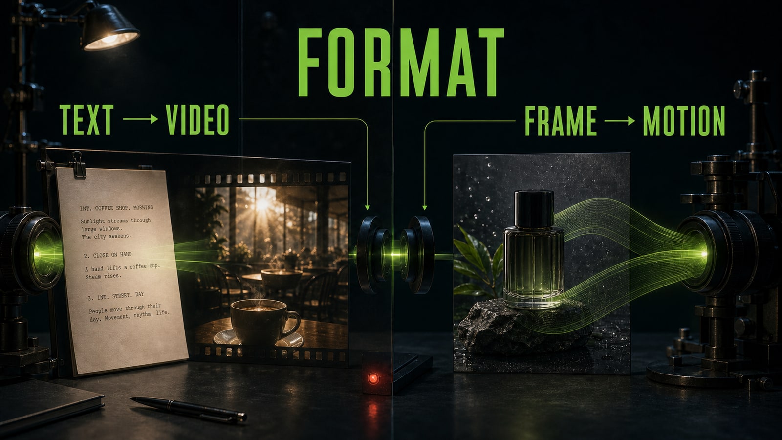 Choose text to video AI or image to video AI