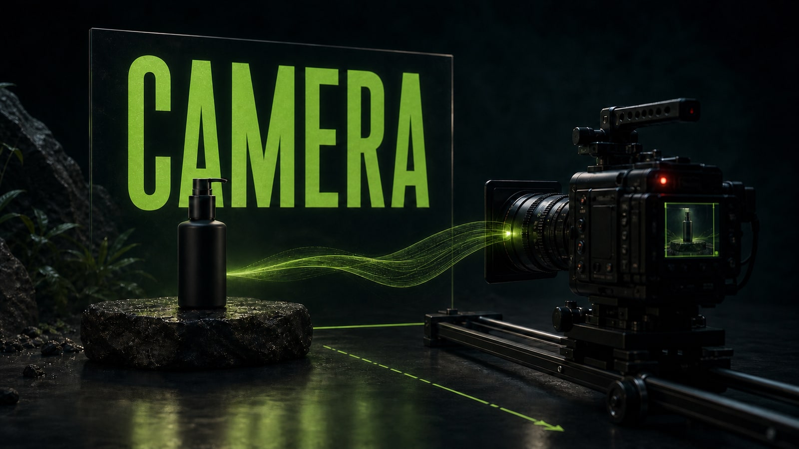 Direct the scene and camera before generation