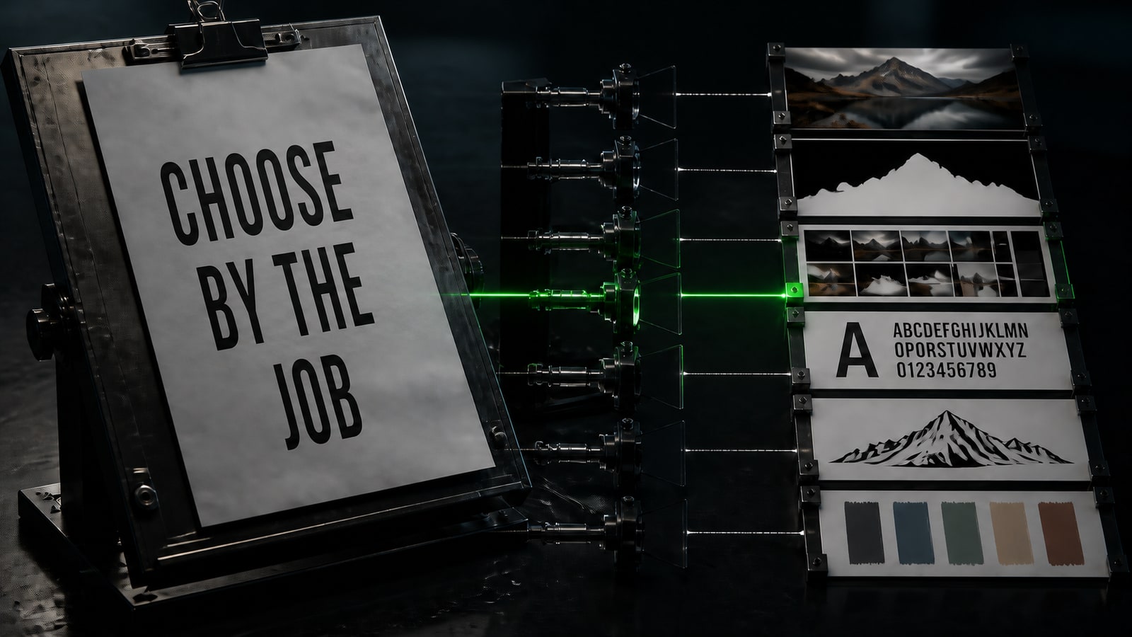 Name the approved asset before choosing a model