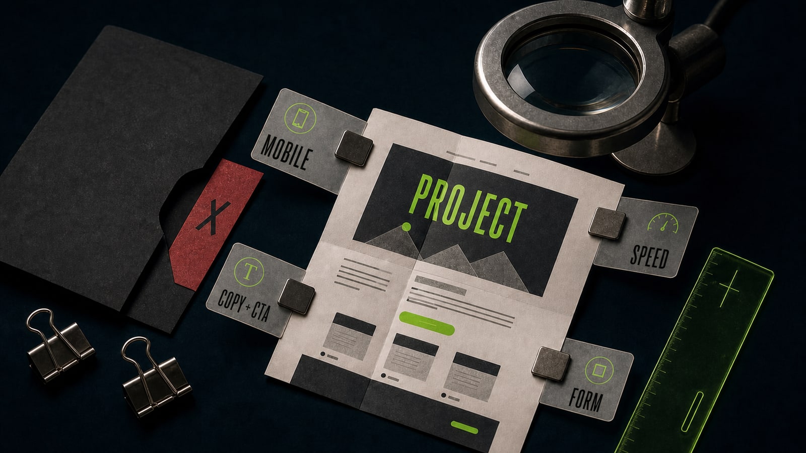Review the project before publishing or handing it off