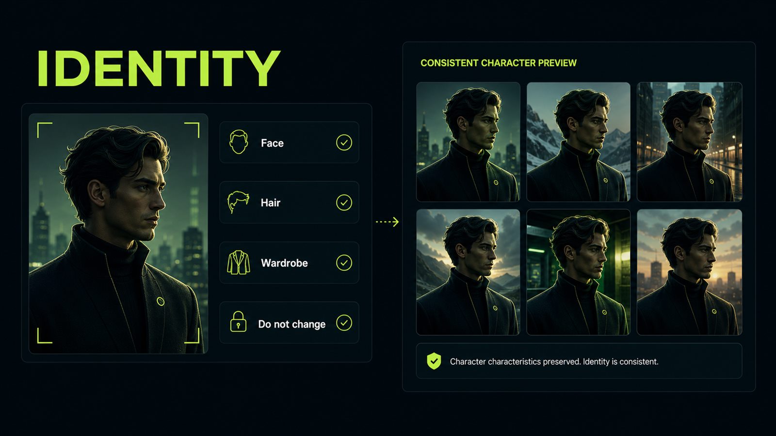 Build an identity card first