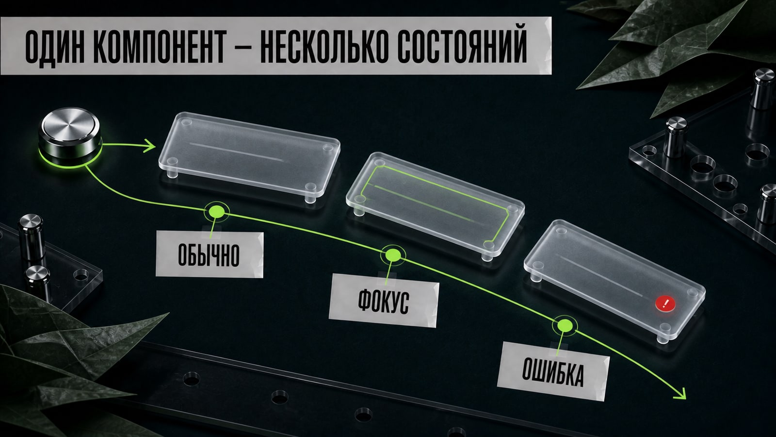 Соберите компоненты и состояния без копирования