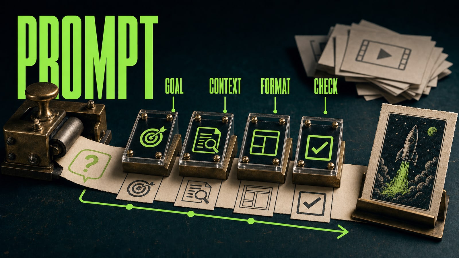 Turn a lesson into a short prompt
