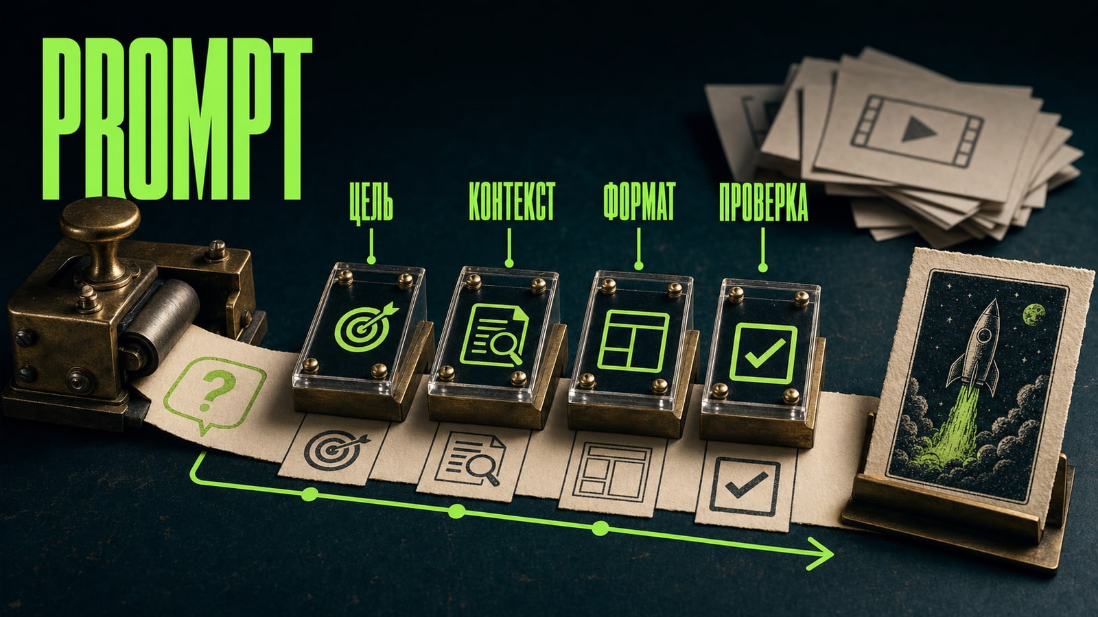 Превратите просмотр урока в короткий prompt