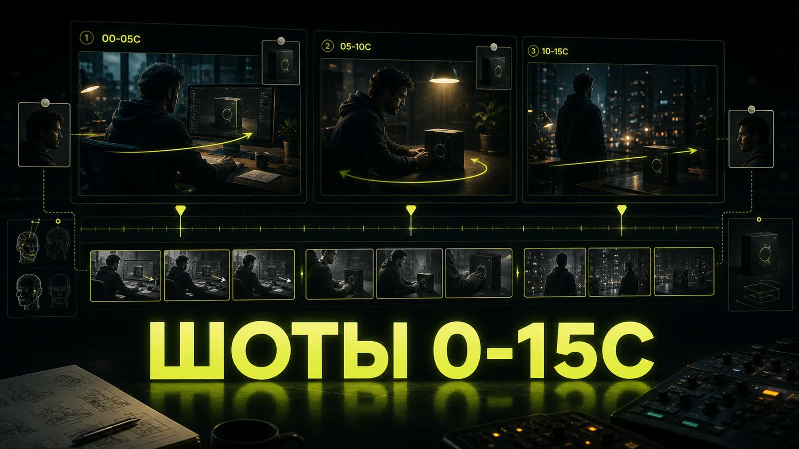 Для Kling 3.0 Omni думайте шотами, а не одним абзацем