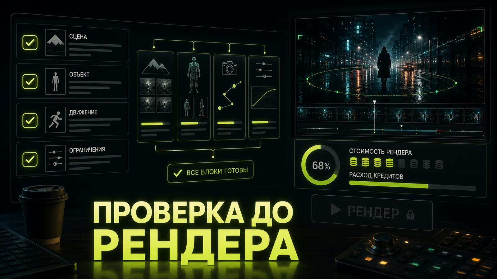 Проверяйте цену и доступность в интерфейсе, а промпт — до рендера