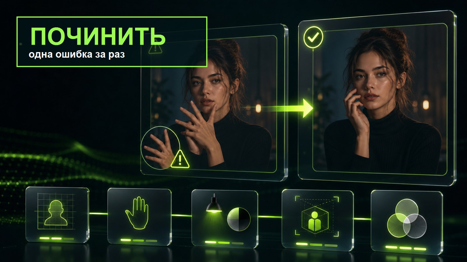 Исправляйте первую ошибку одной строкой