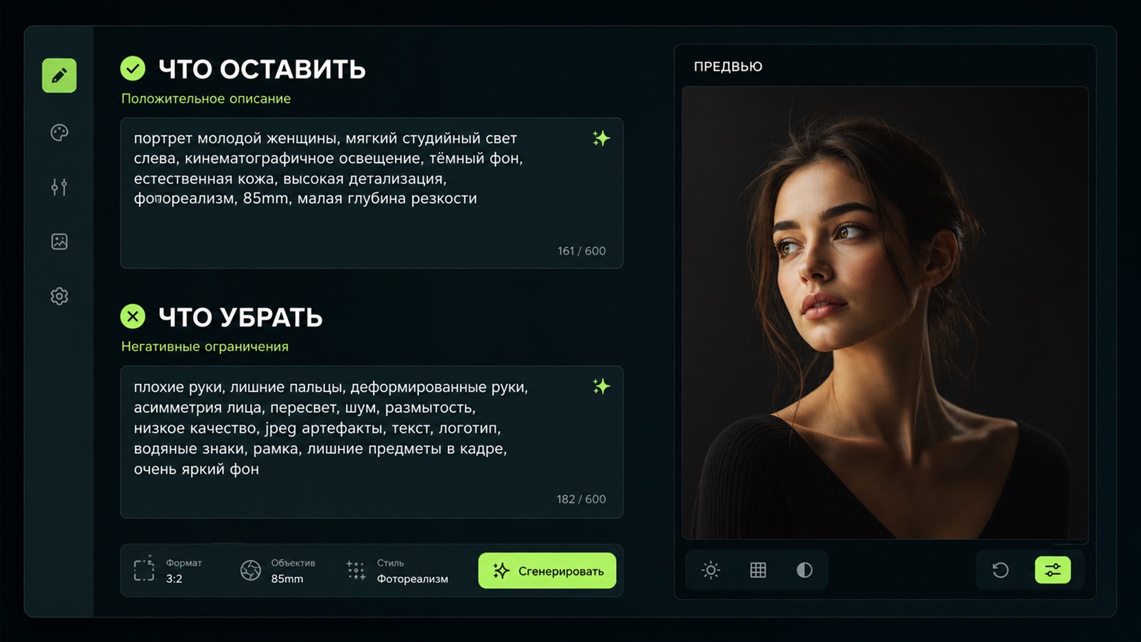 Разделите, что оставить и что убрать