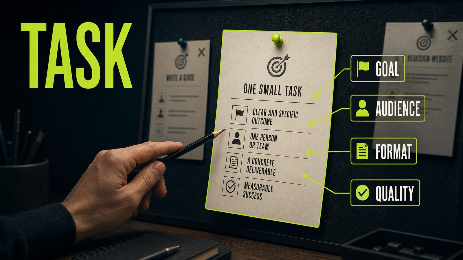 Choose the first task before the first tool
