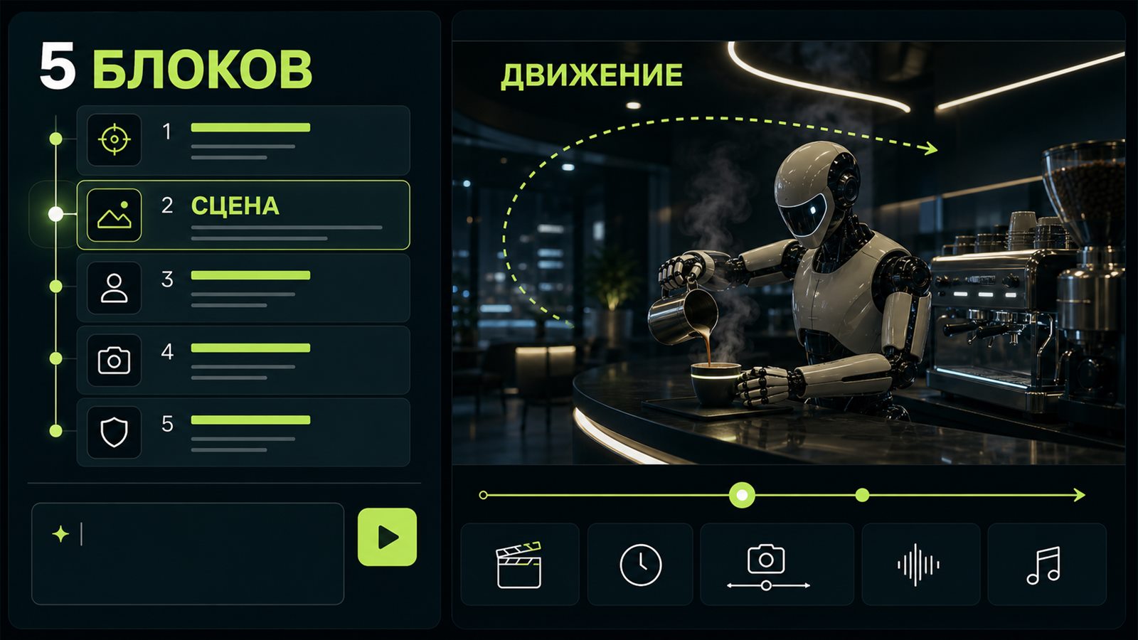 Соберите промпт из пяти блоков