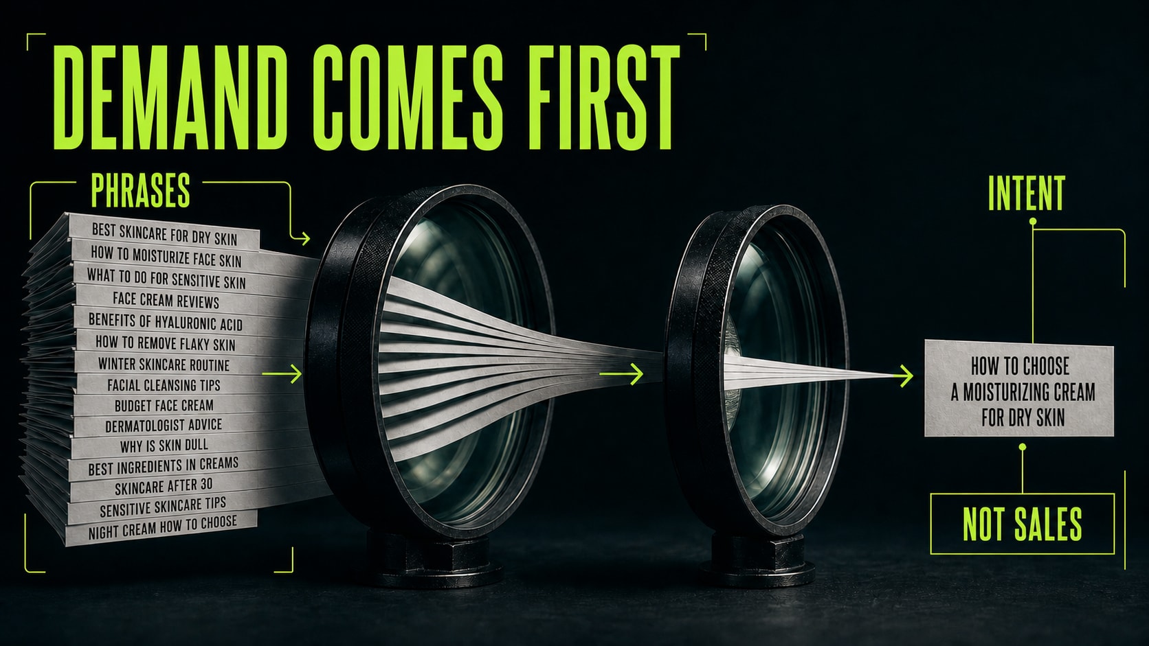 Find demand before you choose the topic