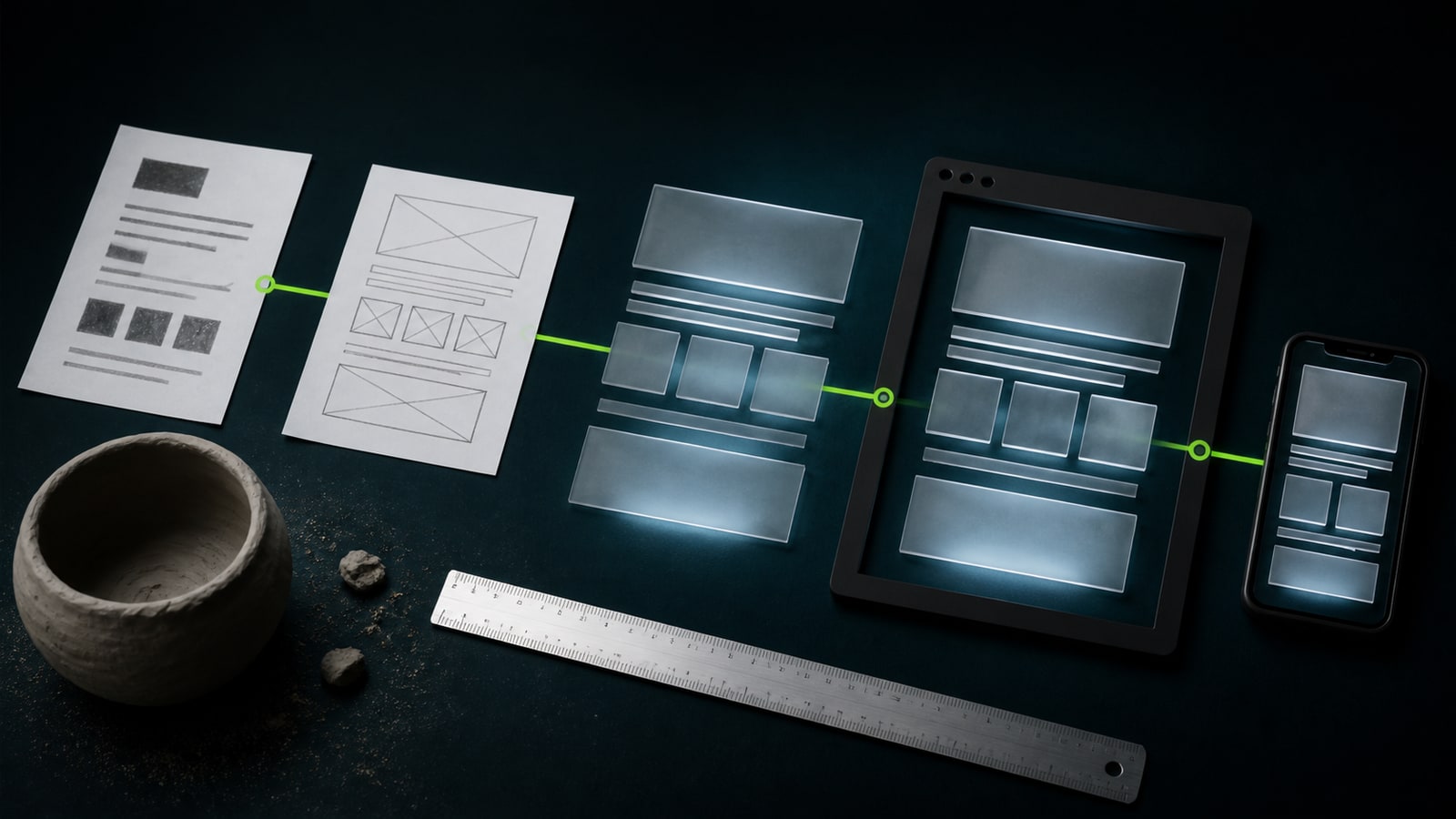 Web design courses with AI from page structure to a finished website project