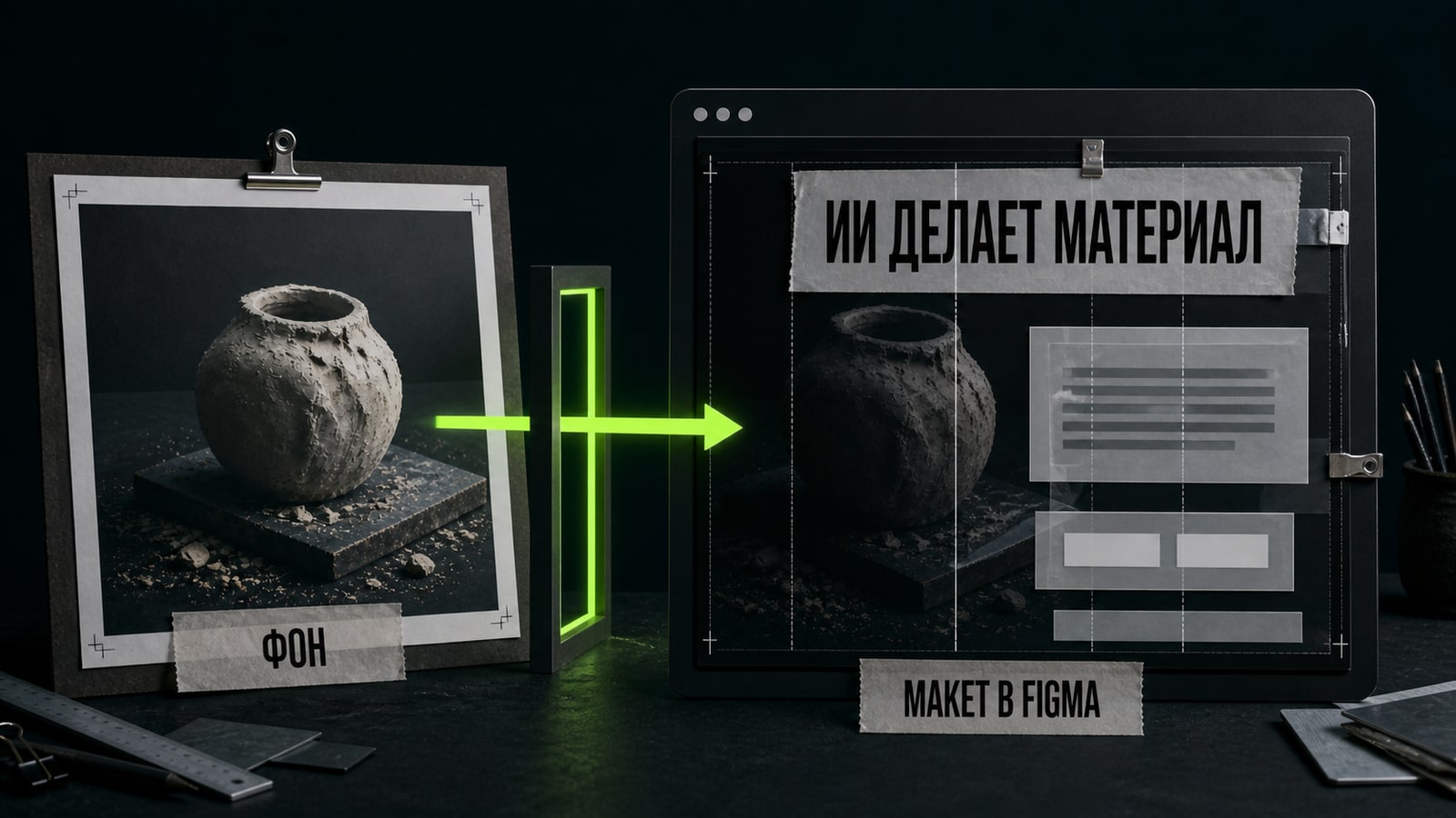 Отдайте ИИ материалы, но не весь интерфейс
